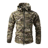 Men’s Tactical Soft Shell Jacket – Waterproof, Warm, Fleece-Lined Military Coat