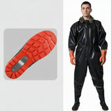 Full-Body Waterproof Waders with Steel Bottom – Durable One-Piece Fishing & Wading Pants