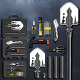 Multifunctional Folding Engineer Shovel Set: Survival & Camping Tool