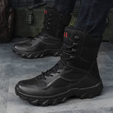 Men’s Tactical Desert Boots – Lightweight High-Top Outdoor Hiking Boots