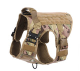 Adjustable German Shepherd Tactical Dog Harness Vest With Handle