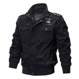 Men's Outdoor Casual Loose Stand Collar Hooded Jacket