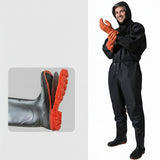 Full-Body Waterproof Waders with Steel Bottom – Durable One-Piece Fishing & Wading Pants