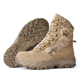 Men’s Winter Sheepskin Fur Lined Boots – ,Non-Slip Cold-Proof Outdoor Leather Shoes