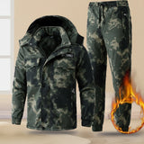 Winter Velvet Workwear Set – Thickened, Water-Repellent & Wear-Resistant Jacket