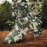 Large Size Camo Combat Boots for Men | Outdoor Tactical Hiking Boots