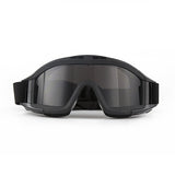 Tactical Military Shooting Goggles – Impact-Resistant Eyewear with Interchangeable Lenses & Head Strap for Airsoft, CS, Outdoor, and Helmet Use