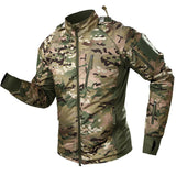 Outdoor Camouflage Windproof Jacket – Thermal Fleece Lined Mountaineering Jacket