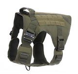 Adjustable German Shepherd Tactical Dog Harness Vest With Handle