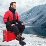 Thickened Winter One-Piece Cold-Proof Jacket – Waterproof Insulated Fishing & Work Coverall for Extreme Cold