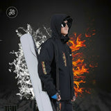 Winter Waterproof Fishing Jacket for Men – Thickened Fleece-Lined Outdoor Windproof & Warm Fishing Coat