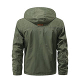 Men's Multi-Pocket Removable Sleeve Waterproof And Oil-proof Outdoor Jacket