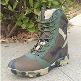 Python Pattern Military Fan Tactical Boots