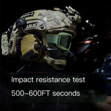 Tactical Military Shooting Goggles – Impact-Resistant Eyewear with Interchangeable Lenses & Head Strap for Airsoft, CS, Outdoor, and Helmet Use