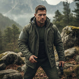 M65 Tactical Winter Jacket for Men – Water-Repellent Heat Reflective Cotton Coat, Windproof Outdoor Camouflage Coldproof Military Jacket