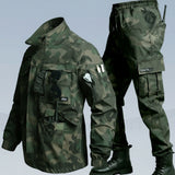 Durable Workwear Set – Tear-Resistant Mechanic Uniform, Breathable Protective Clothing