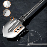 Multifunctional Folding Engineer Shovel Set: Survival & Camping Tool
