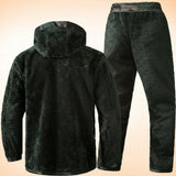 Men’s Winter Fleece-Lined Tactical Suit – Camouflage Warm Set with Reinforced Pants, Windproof & Breathable Outdoor Workwear