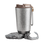 Luxury Pure Titanium Insulated Tumbler with Carry Strap – Portable Straight Cup