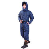 Thickened Winter One-Piece Cold-Proof Jacket – Waterproof Insulated Fishing & Work Coverall for Extreme Cold