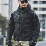 M65 Tactical Winter Jacket for Men – Water-Repellent Heat Reflective Cotton Coat, Windproof Outdoor Camouflage Coldproof Military Jacket