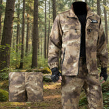 Unisex Wear-Resistant Camouflage Workwear Set | Tactical Outdoor Suit