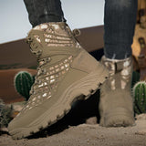 Mid-Top Tactical Combat Boots Wear-Resistant Hiking & Desert Boots