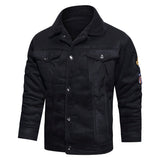 Men’s WWII Aviator Leather Jacket – Fur Lined Bomber Flight Coat
