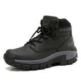 Men's Large Size Tactical Hiking Boots – Durable Outdoor Military Combat Training Boots for Mountaineering & Field Use