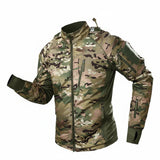 Outdoor Camouflage Windproof Jacket – Thermal Fleece Lined Mountaineering Jacket
