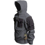 Men’s Tactical Soft Shell Jacket – Waterproof, Windproof & Warm Outdoor Hooded Coat