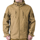 Men’s 3-in-1 Shark Skin Soft Shell Tactical Jacket – Waterproof, Windproof & Warm