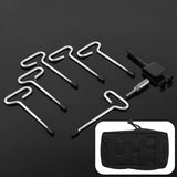 Winter Ice Fishing Ground Nail Kit – Heavy-Duty Ice Nails with Hammer & Tactical Bag