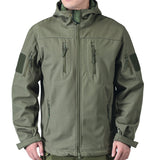 Men’s 3-in-1 Shark Skin Soft Shell Tactical Jacket – Waterproof, Windproof & Warm