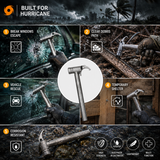 TC4 Titanium Hammer | 5-in-1 Survival & Emergency Tool