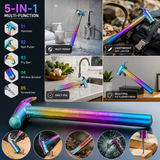 TC4 Titanium Hammer | 5-in-1 Survival & Emergency Tool