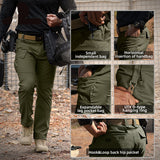 EDC Outdoor Lightweight Water Resistant Ripstop Cargo Pants