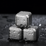 Titanium Whiskey Stones - Reusable Ice Cubes, Chill Without Dilution