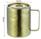 350ml Titanium Double-Layer Mug – Ultralight Insulated Cup for Camping & Everyday Use