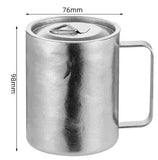 350ml Titanium Double-Layer Mug – Ultralight Insulated Cup for Camping & Everyday Use