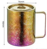350ml Titanium Double-Layer Mug – Ultralight Insulated Cup for Camping & Everyday Use