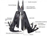 Multifunctional Folding Multi-Tool Knife with Wrench – Outdoor Camping & Emergency Survival Gear