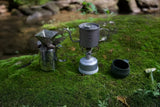 Outdoor 3-in-1 Pure Titanium Coffee Pot / Mug / Kettle – Ultralight 400ml Hand-Brew Cup with Storage Bag