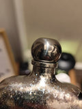 Titanium Wine Flask – Ultralight 8oz, Handcrafted Ice Crackle Pattern for Camping & Hiking