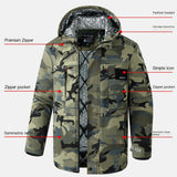 Men’s Winter Graphene Cotton Jacket | Waterproof, Heat-Reflective, Cold-Proof & Wear-Resistant Work Coat