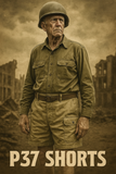 American Retro P37 Big Pocket Military Shorts