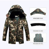 Winter Camouflage Cotton Coat – Waterproof, Windproof & Thermal Outdoor Military Jacket for Men and Women