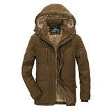 Men's Winter Parka Jackets Fleece Jacket Military Tactical Jackets Work Winter Coats Outdoors Jacket