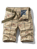 Men's Casual Cotton Cargo Shorts