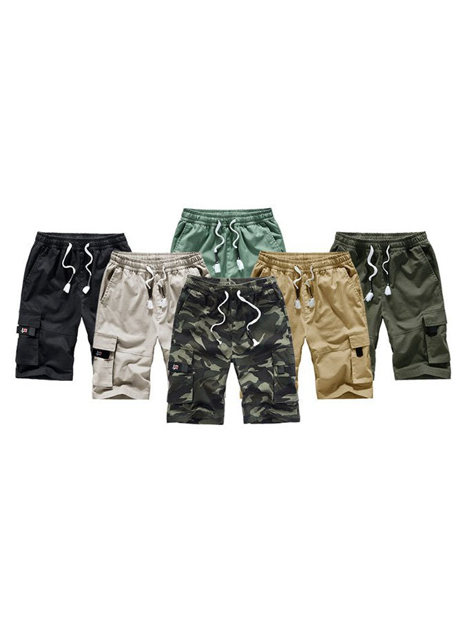 Men's Big & Tall Casual Cotton Twill Cargo Short	Hiking Basic Relaxed Fit Pants